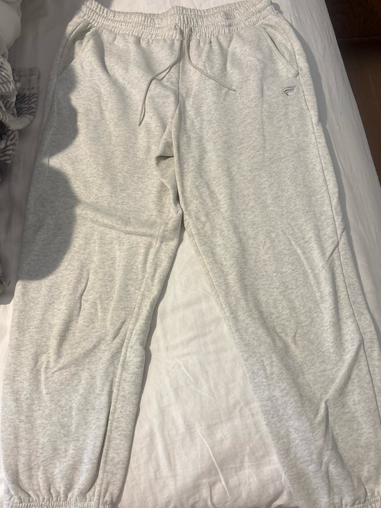 Fabletics Pants - Fabletics Light Gray Track Joggers